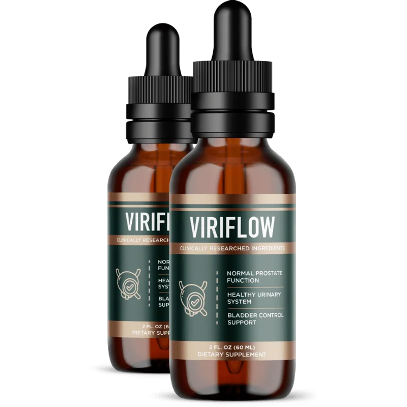 ViriFlow Men's Wellness Health — 2 Bottle / 60 Day Pack