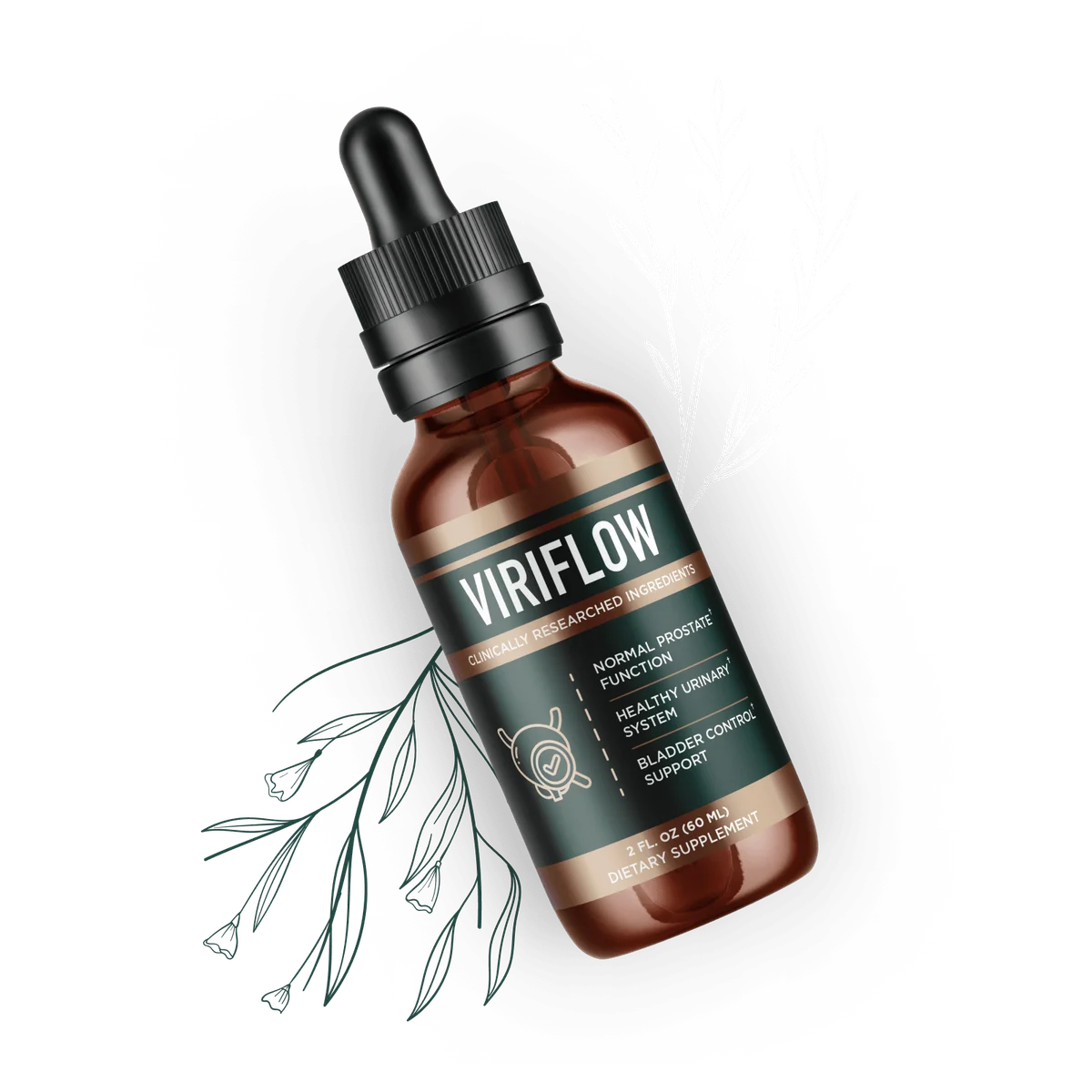 ViriFlow Men's Wellness Health — Front Label